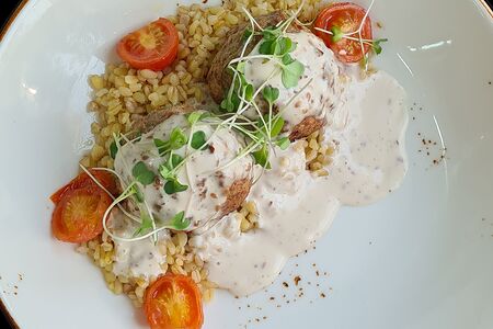 Митболы из индейки с булгуром