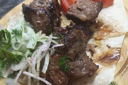 Шашлык из говядины