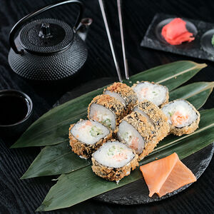 Տեմպուրա սաղմոնով