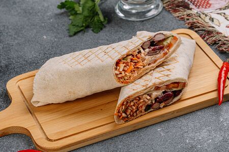 Шаурма Вегетарианская с красной фасолью