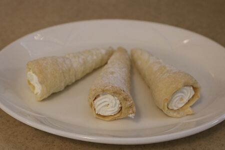 Трубочка с кремом