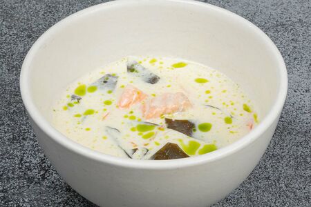 Сливочный рыбный суп