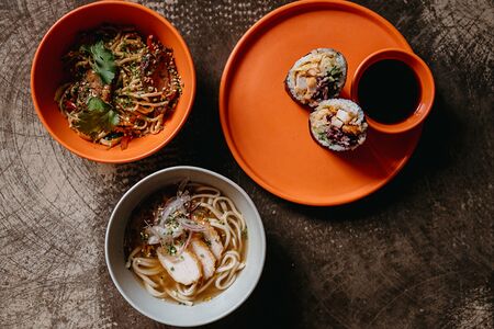 Обед из трех блюд