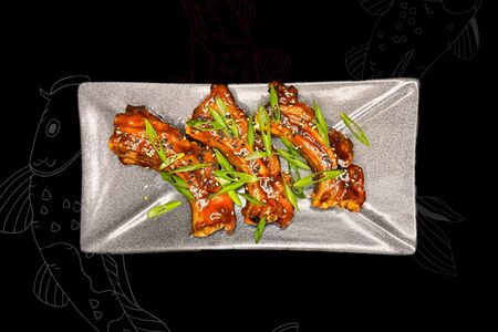 Свиные ребра барбекю