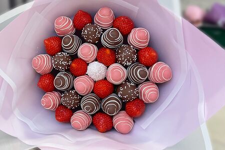 Букет из клубники в шоколаде Эйфория М