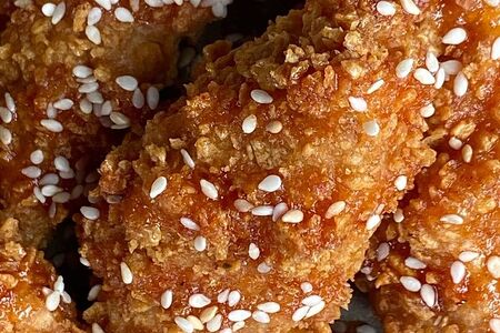 Стрипсы в сладко-остром соусе