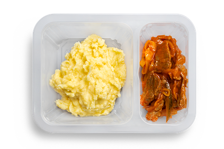 Азу из говядины с картофельным пюре