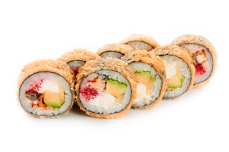 Ролл с мидиями в темпуре