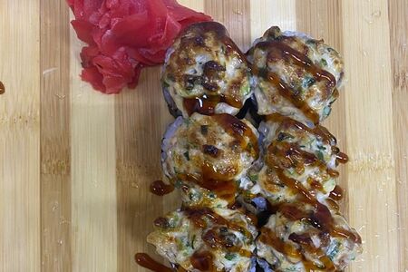 Запеченные с мидиями 8 шт