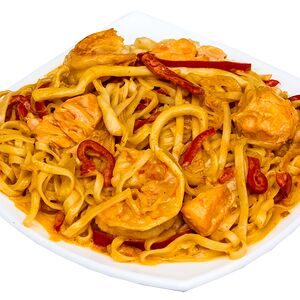 Лапша удон с морепродуктами