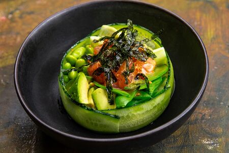 Поке с лососем