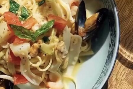 Лингуине с морепродуктами