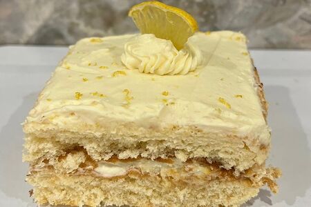 Лимонное пирожное