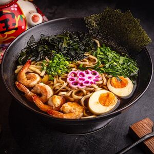 Суп Рамен с креветками