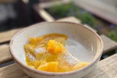 Французские блинчики в апельсиновой карамели