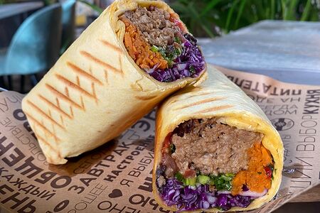 Буррито Веджи с растительной котлетой Hi-beef