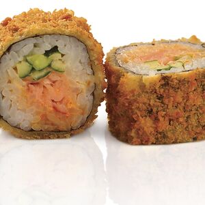 Жареный ролл Кимчи сяке 8 шт