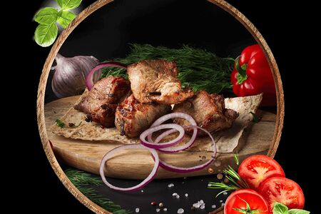 Шашлык из cвинoй шейки