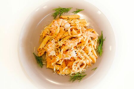 Паста с креветками