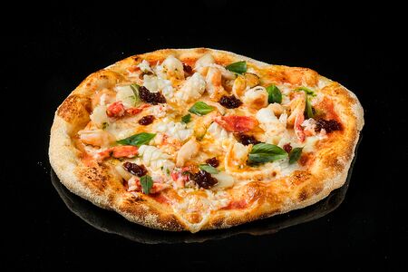 Пицца Вкус Моря фирменная с морепродуктами 22 см