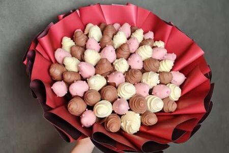 Букет из клубники в шоколаде Hot dance 