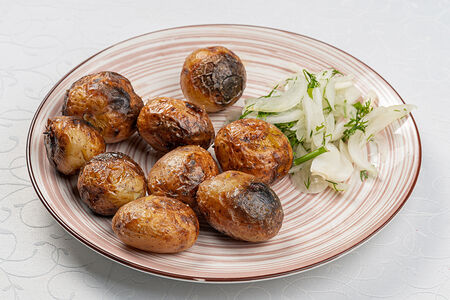 Шашлык из молодого картофеля