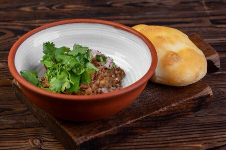 Лобио с лавашом