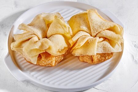 Блины с куриным жюльеном