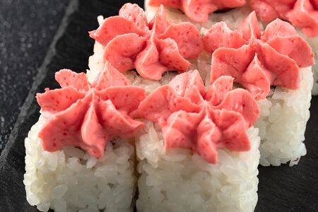 Ролл Лава с лососем