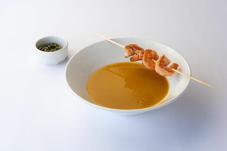 Суп Тыквенный с креветками