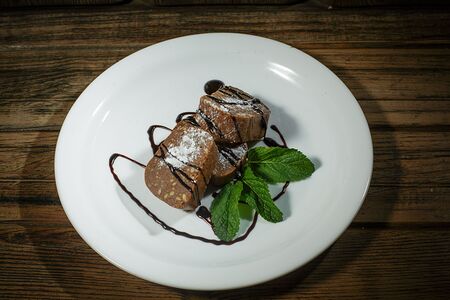 Шоколадное полено