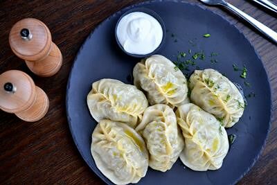 Манты с бараниной 3 шт