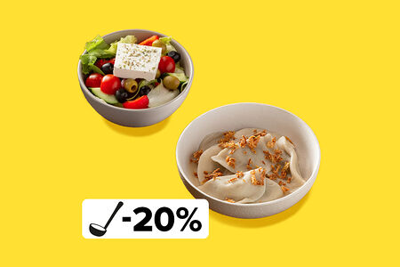 Обед с варениками с картофелем