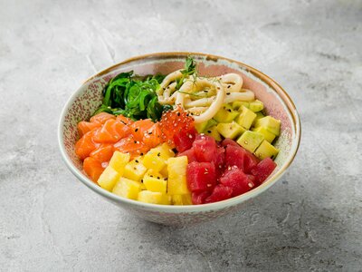 Поке с морепродуктами