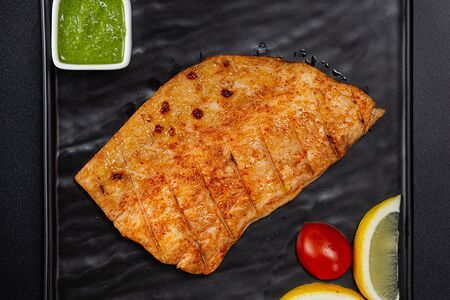 Филе азовского пеленгаса на углях