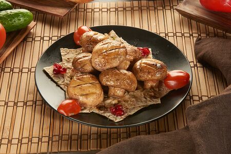 Шампиньоны на углях