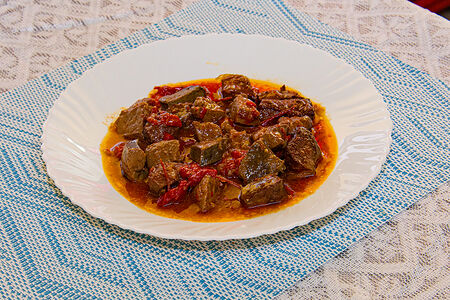 Печень по-купечески