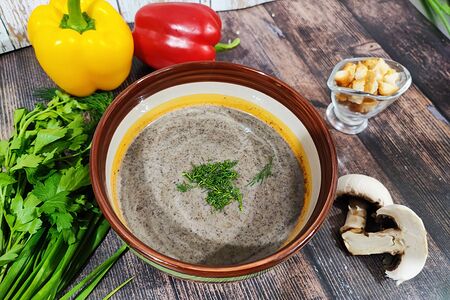 Грибной суп-пюре