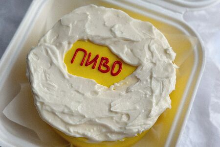 Бенто-торт Желтый