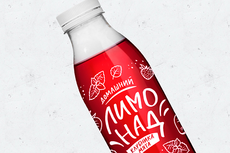 Домашний Лимонад Клубника-мята