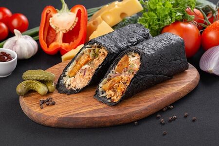 Шаурма Классика лаваш черный базилик