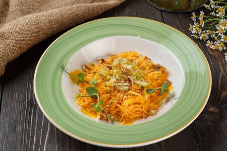 Салат из тыквы с яблоком