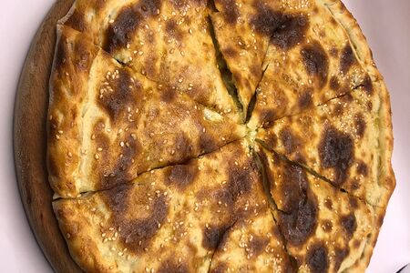 Пирог с картошкой и грибами