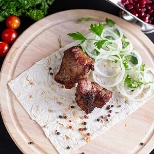 Шашлык из cвинoй шеи