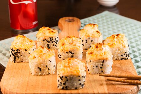 Ролл Запеченная креветка