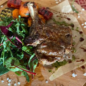 Стейк из телячьей корейки