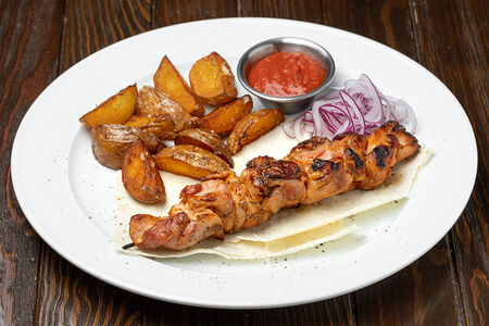 Шашлык куриный с айдахо