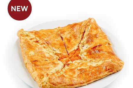 Пирог из тыквы с орехами и изюмом