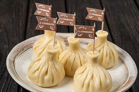 Хинкали с грибами