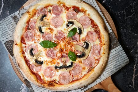 Ветчина и грибы